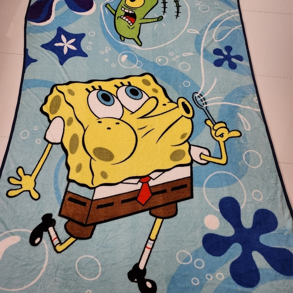 Nickolodeon SpongeBob SquarePants Sheldon J. Plankton Double Sided Twin Size - Picture 6 of 10